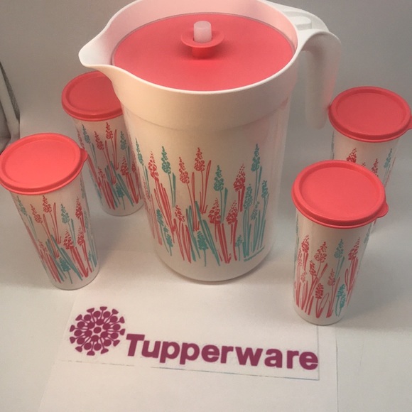 Tupperware  Set Jumbo Jug 4 Liter & 16 oz Tumbler - Picture 2 of 16